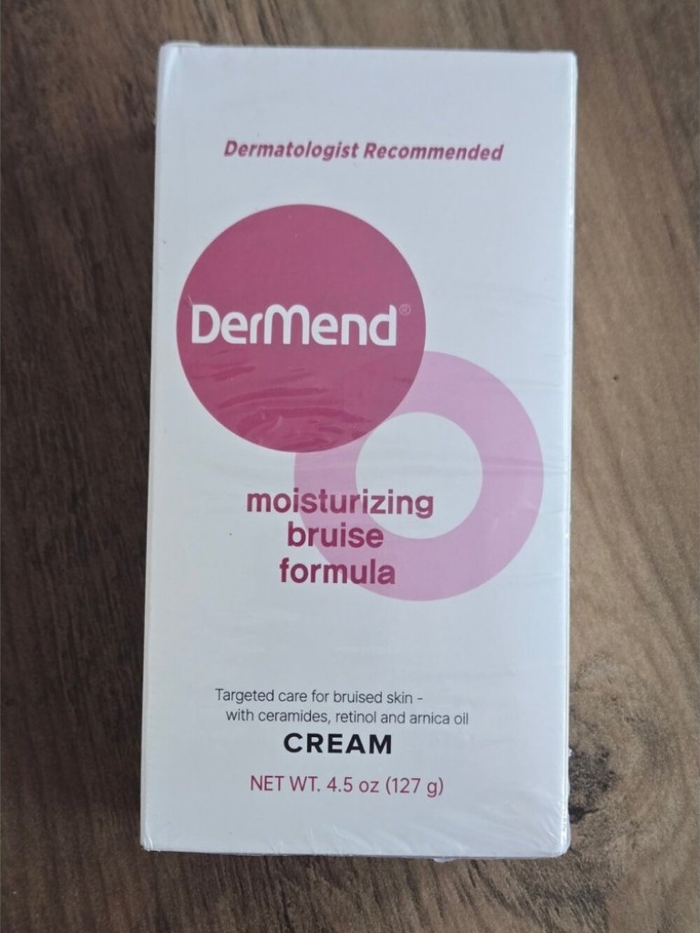 DerMend Moisturizing Bruise Formula Cream with Retinol Arnica 4.5 oz New Sealed